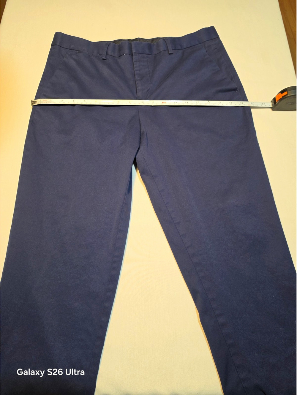Express Photographer Navy Blue Cotton Blend Dress Pants 32x
